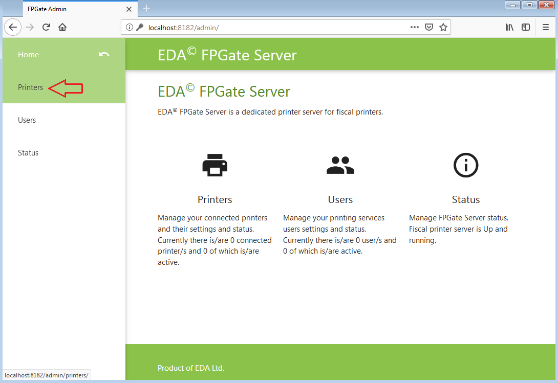 Настройки на EDA FPGate Server