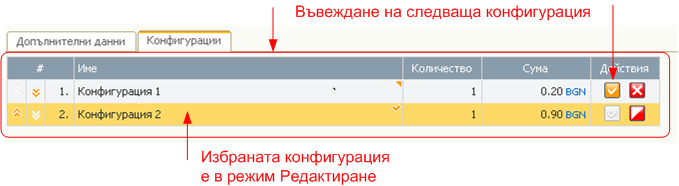 Конфигурации